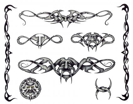 Tribal Band Tattoos Pictures 